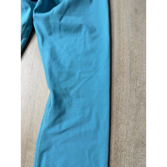 Lululemon Align High-Rise Lined Crop 23" Tidal Teal Size 6 - Picture 6 of 7
